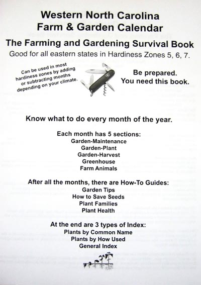 Nc Growing Season Chart